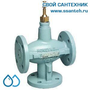 10242 Honeywell, V5329A1046 Клапан трехходовой линейный смесительный фланцевый, PN16, DN32, Kvs 16.0, 20мм, 2…170 °C