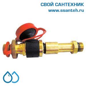 14494 HERZ, 1028424 Клапан измерительный удлиненный, слив, прямой, красный