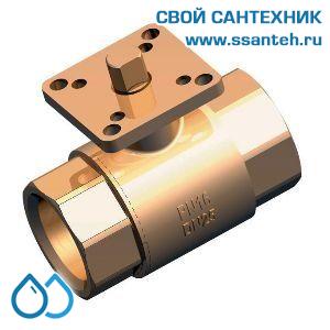 14539 HERZ 1211713 Кран двухходовой регулирующий равнопроцентный без руч.управ., РN 40, 1", Kvs 12,5 м3/час, 110°С, без рукоятки