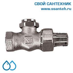 14901 HERZ 1392302 Клапан для отключения радиатора прямой, 3/4", Kvs 1,8 м3/час, PN 10 бар, 110°C, с гидравлической настройкой.