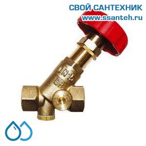 15123 HERZ 1411722 Клапан балансировочный для отопления, DN20, 3/4", PN20, Kvs 6,12 м3/час, 130°С, Штремакс-МR