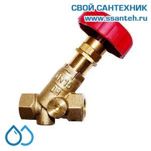 15137 HERZ 1411761 Клапан балансировочный для отопления без измерительных клапанов, DN15, 1/2", PN20, Kvs 4,75 м3/час, 130°С, Штремакс-R