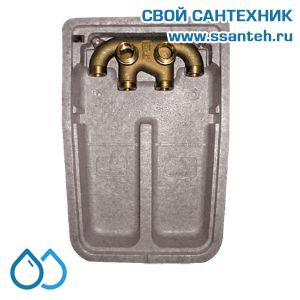 15165 HERZ 1413301 Узел транзитного подключения приборов отопления, 3/4"(конус)- 3/4"(ЕК) для двухтрубных систем