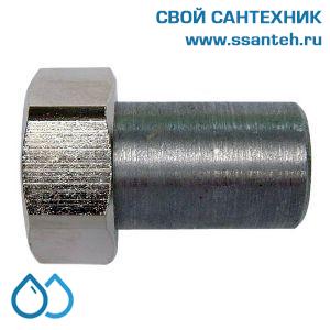 15459 HERZ, 1624064 Соединитель с накидной гайкой приварной, G1 1/2" x 41,5 мм, плоское уплотнение, прокладка
