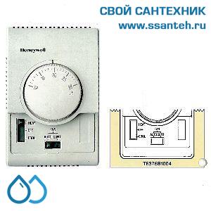 15753 HONEYWELL T6376B1004 Термостат для кондиционирования и тепловых насосов 10-30С, 230В, антисипатор,