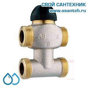 16292 HERZ 1776380 Клапан трехходовой смесительно-разделительный, DN10, 1/2", Кvs 1,6 байпас