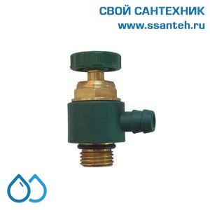 16632 HERZ, 2027509 Спускной вентиль с ручкой,водоснабжение, TW, 1/4" 