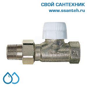 17977 Honeywell V2020DUB15 Клапан термостатический радиаторный прямой, 1/2", Kvs 1.1, Ру 10, 130 С, dPmax=1бар, NF, высокий расход