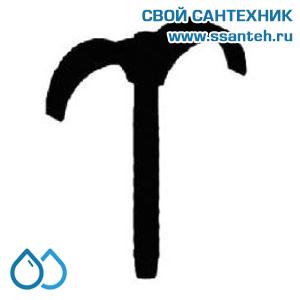 18081 Herz, 3F11012 Дюбель для крепления трубы двойной, 90 мм