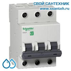 18259 Автоматический выключатель EASY 9 3П 25А С 4,5кА 400В