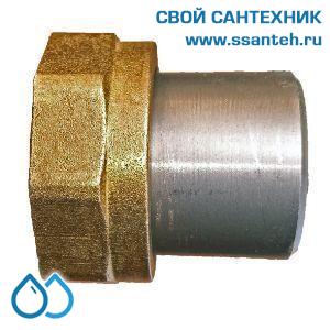 20509 Termicus Соединитель накидная гайка 1 1/4" ВР со штуцером приварным L=33,7 мм, сталь шт.