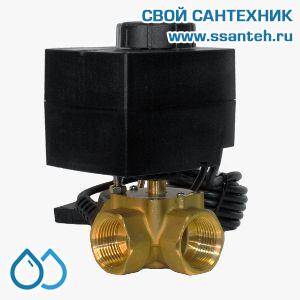 22095  TERMICUS AE23V37-25 Регулятор температуры воды трёхходовой электрический, PN10, DN25, +10...+95°С, Kvs 10,0 м3/час, 230В, IP42, с выносным датчиком