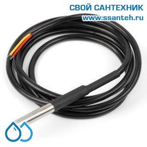 23678 PF05-65-10M Датчик температуры теплоносителя, IP65, NTC 5 кОм, -40...+150°C, L=55 мм, d=6 мм, кабель 10 м