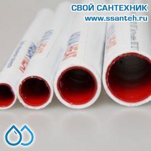 06113 Труба AQUAHEAT PP-R-/AL/-PP-R 110°C-1,0 МПа 20 х2 (200) хлыст 4м